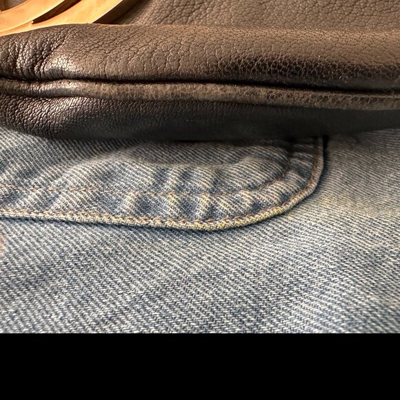 Gucci Interlocking G Blondie Hobo leather Vintage handbag Gold hardware Boho Y2K - Picture 13 of 16